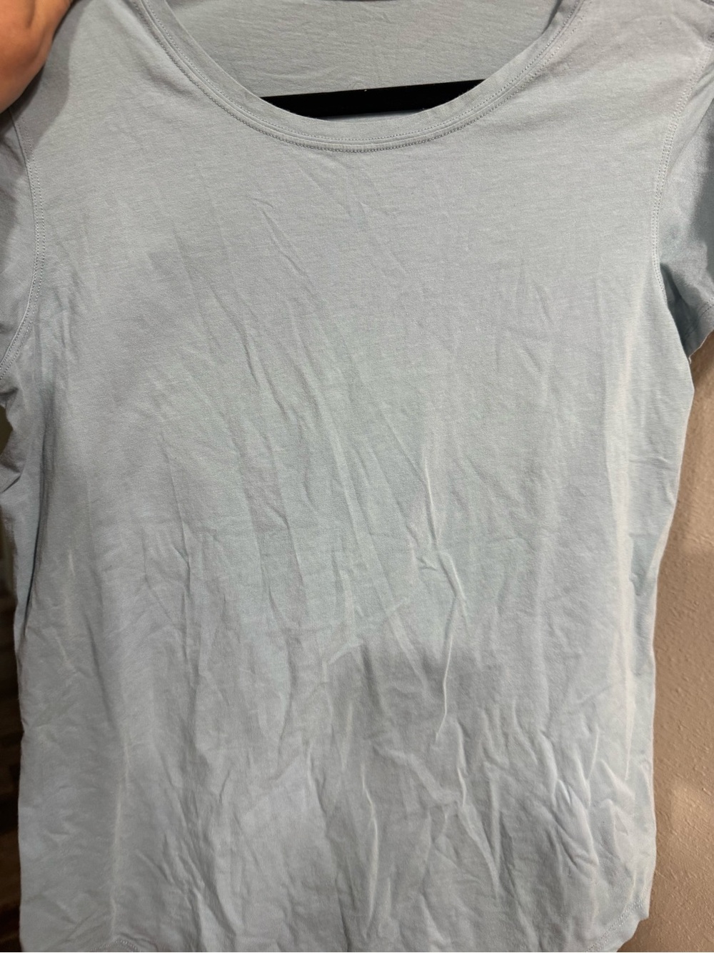 CRZ YOGA Light Blue Women’s Short Sleeve Top